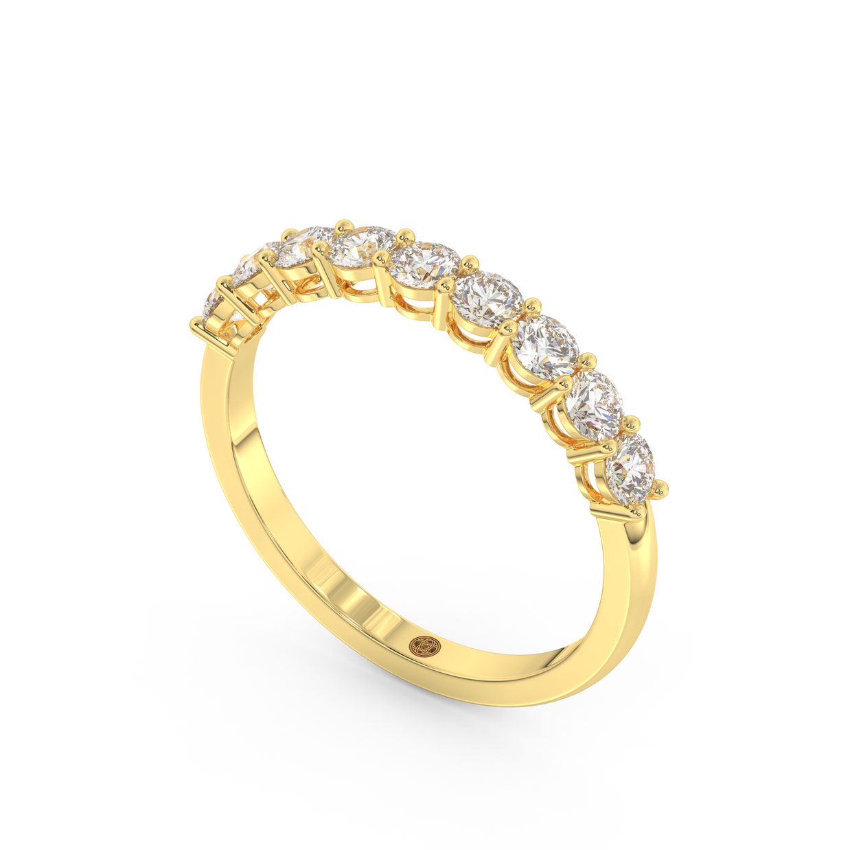 Band - Yellow gold 0.65 ct - view 1
