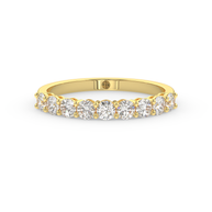 Band - Yellow gold 0.65 ct - view 2