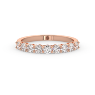 Band - Rose gold 0.65 ct - view 2