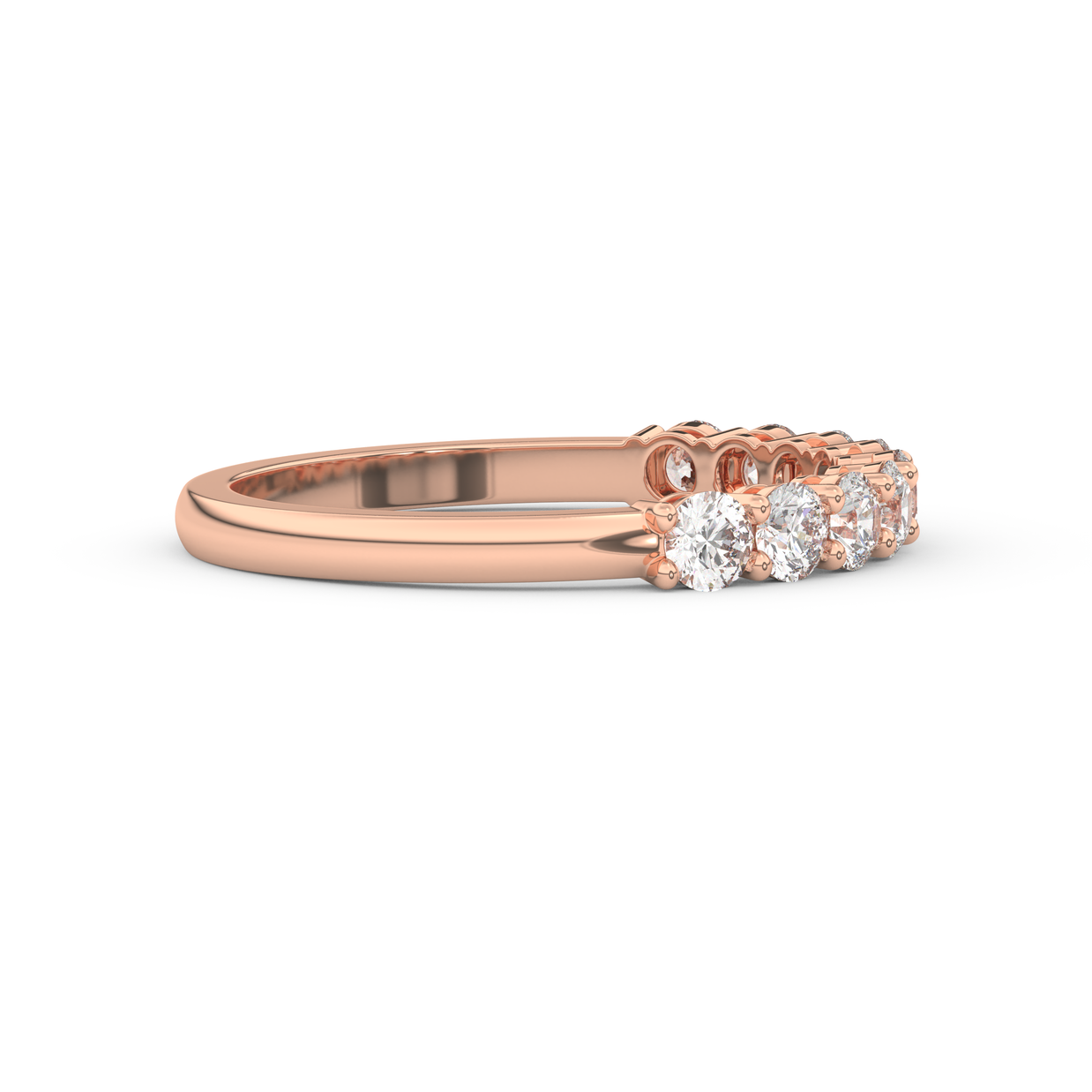 Band - Rose gold 0.65 ct - view 3