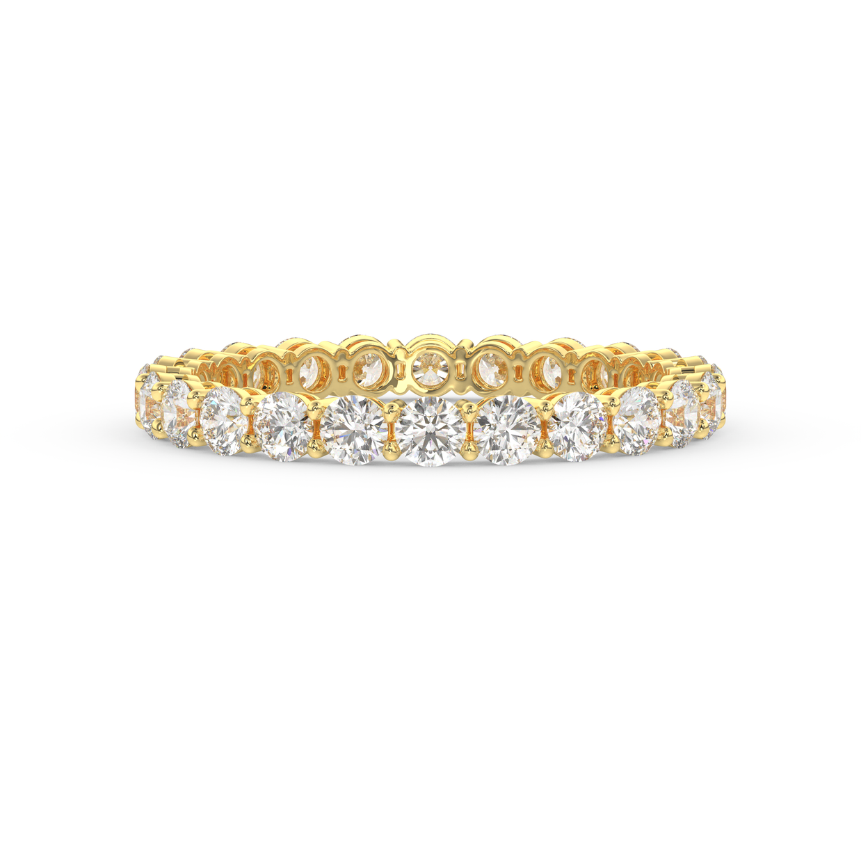 Band - Yellow gold 1.0 ct - view 2