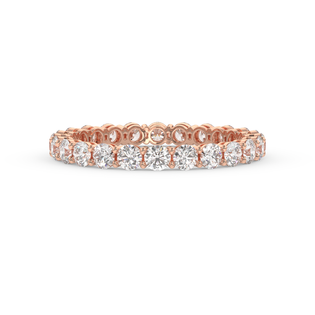 Band - Rose gold 1.0 ct - view 2