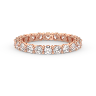 Band - Rose gold 1.3 ct - view 2