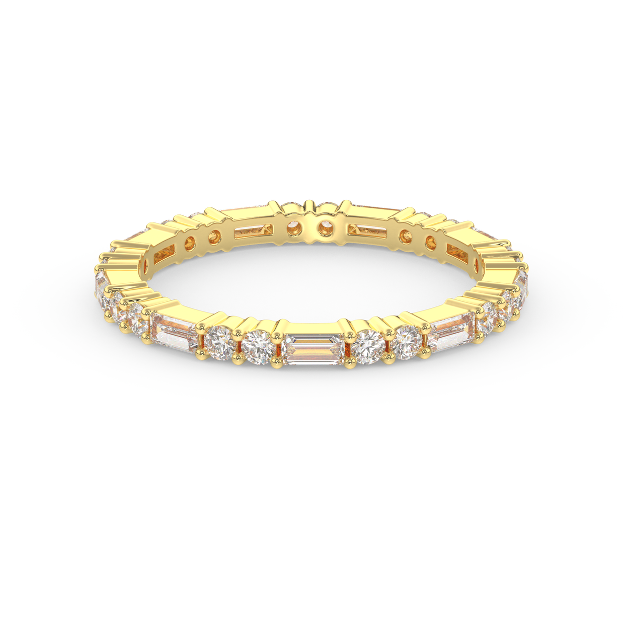 Asheville Luminous Diamond Band, Gold 14K