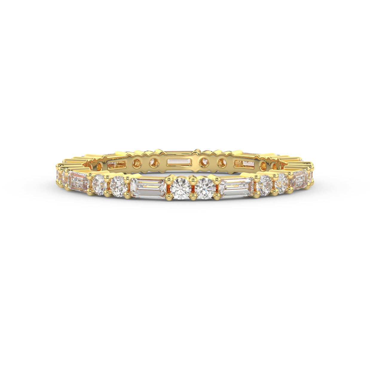 Asheville Luminous Diamond Band, Gold 14K