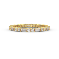 Asheville Luminous Diamond Band, Gold 14K
