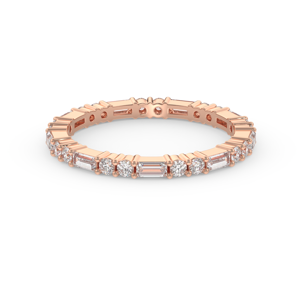 Asheville Luminous Diamond Band, Gold 14K