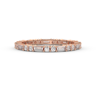 Asheville Luminous Diamond Band, Gold 14K