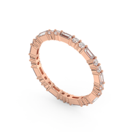 Asheville Luminous Diamond Band, Gold 14K
