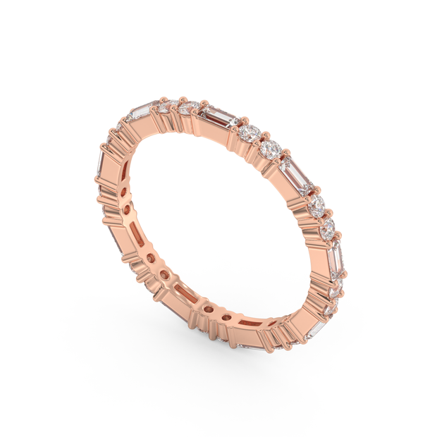 Asheville Luminous Diamond Band, Gold 14K