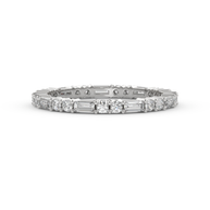 Asheville Luminous Diamond Band, Gold 14K