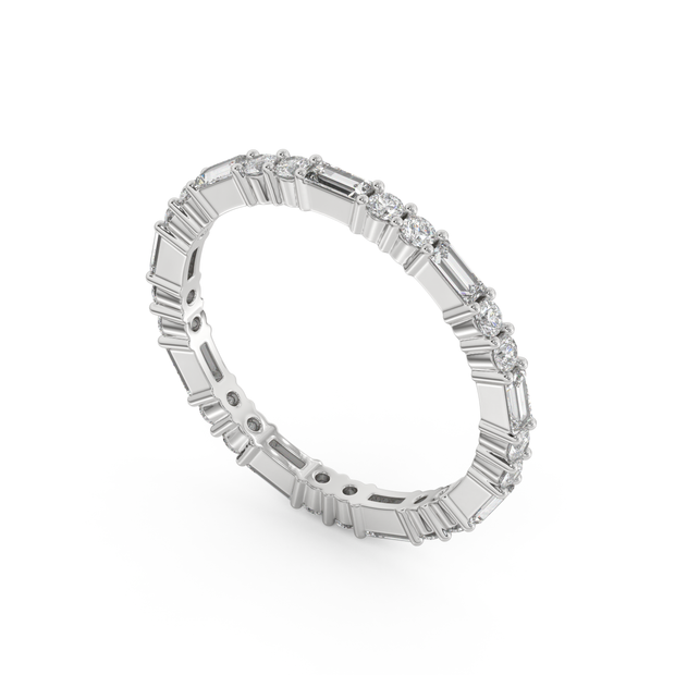 Asheville Luminous Diamond Band, Gold 14K