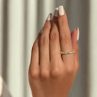 Asheville Luminous Diamond Band, Gold 14K