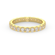 Key Biscayne Diamond Band, Gold 14K