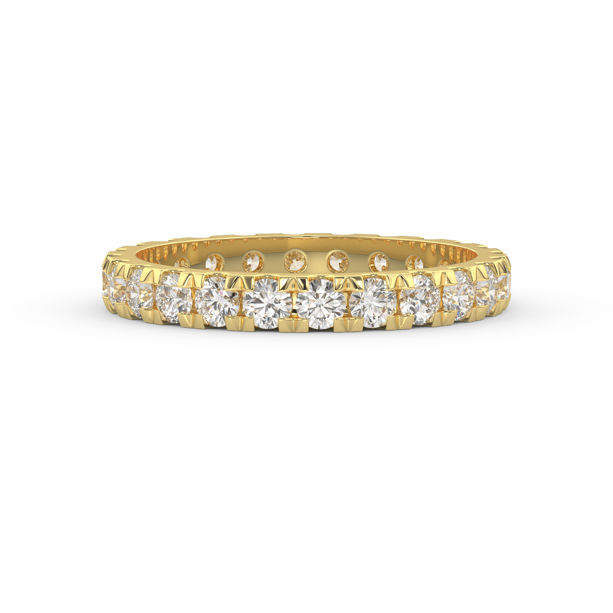 Key Biscayne Diamond Band, Gold 14K