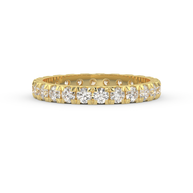 Key Biscayne Diamond Band, Gold 14K