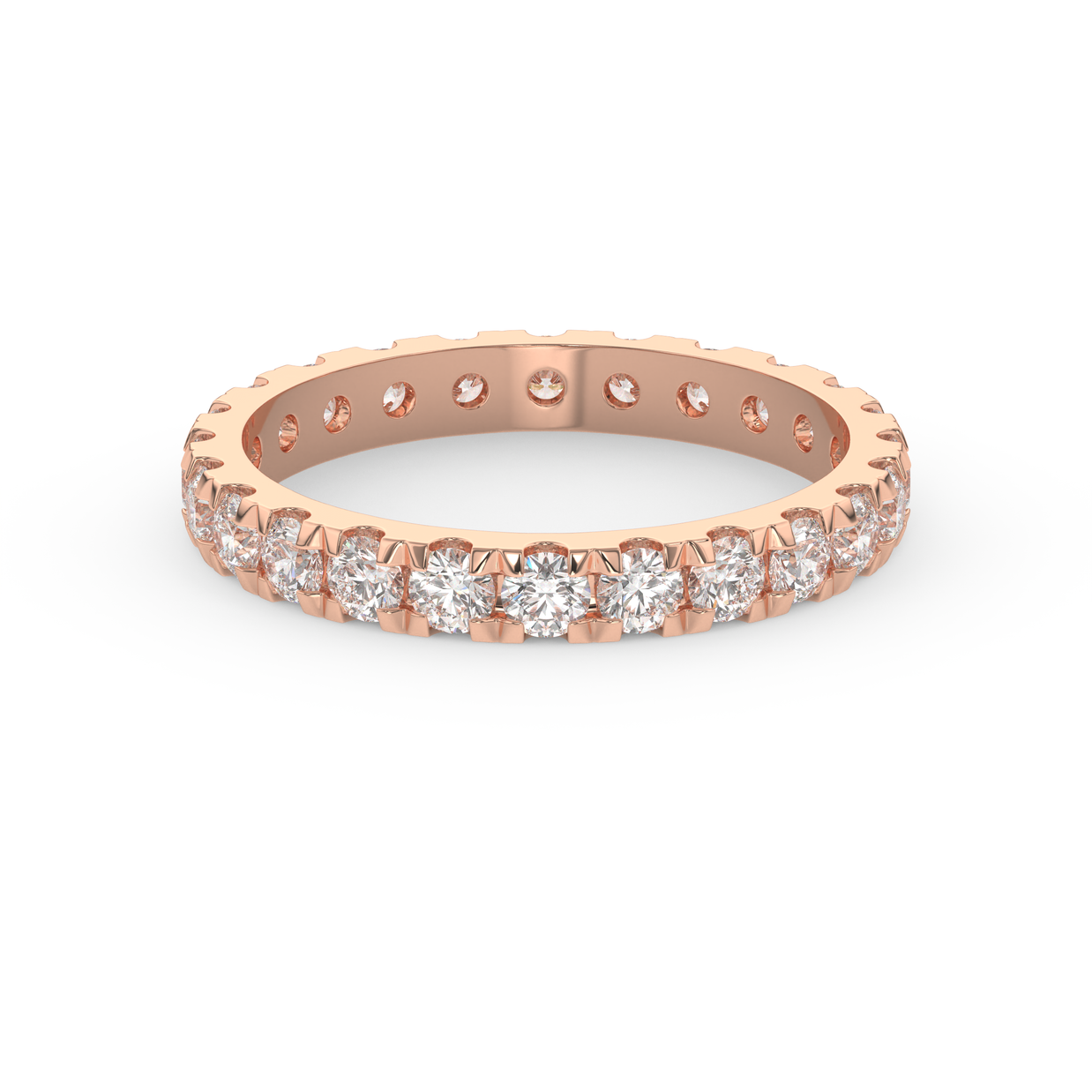 Key Biscayne Diamond Band, Gold 14K