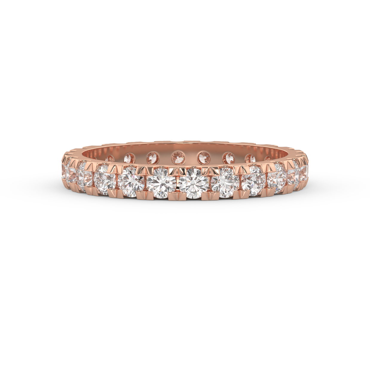 Key Biscayne Diamond Band, Gold 14K