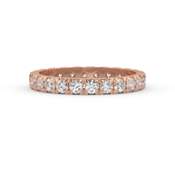 Key Biscayne Diamond Band, Gold 14K