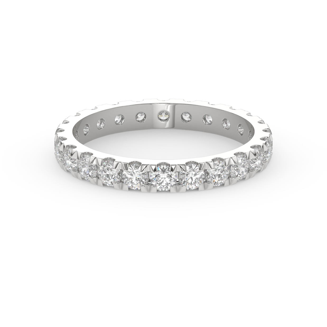 Key Biscayne Diamond Band, Gold 14K