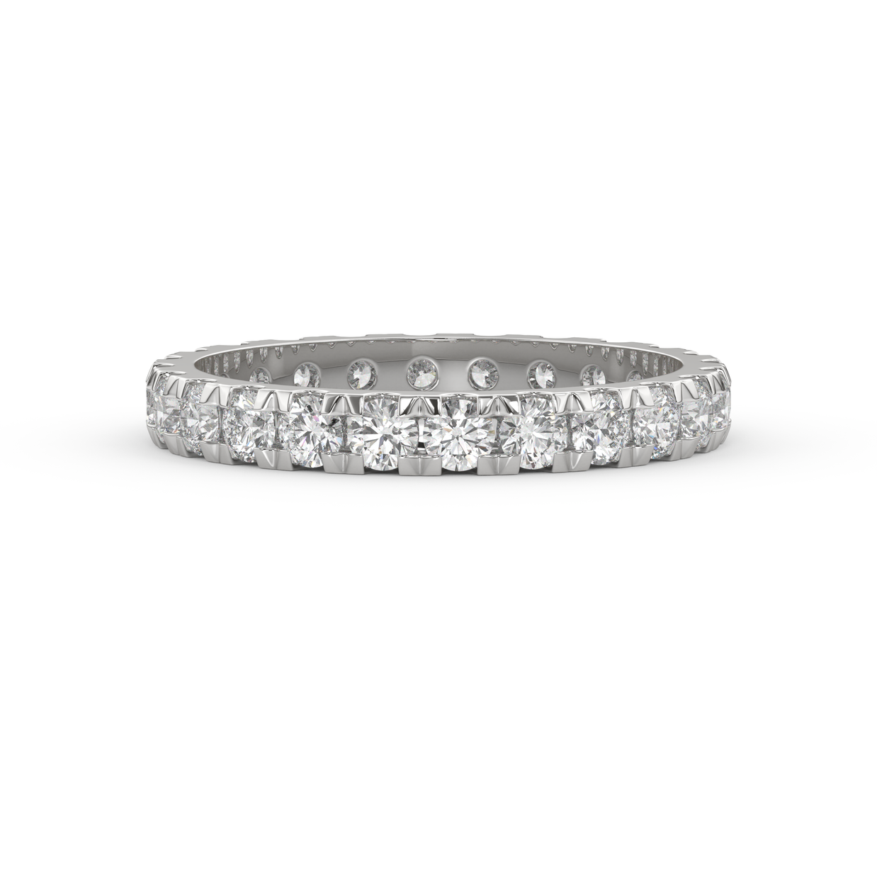 Key Biscayne Diamond Band, Gold 14K