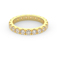 Key Biscayne Diamond Band, Gold 14K