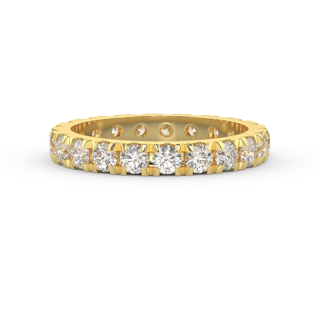Key Biscayne Diamond Band, Gold 14K