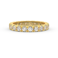 Key Biscayne Diamond Band, Gold 14K
