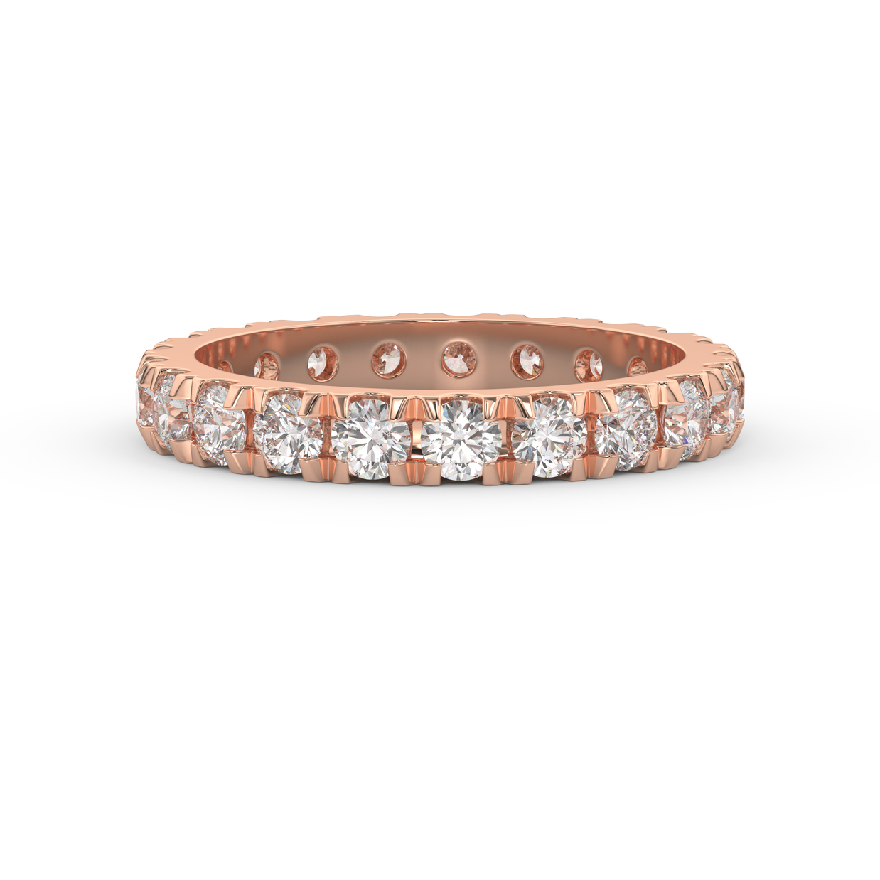Key Biscayne Diamond Band, Gold 14K