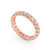 Key Biscayne Diamond Band, Gold 14K