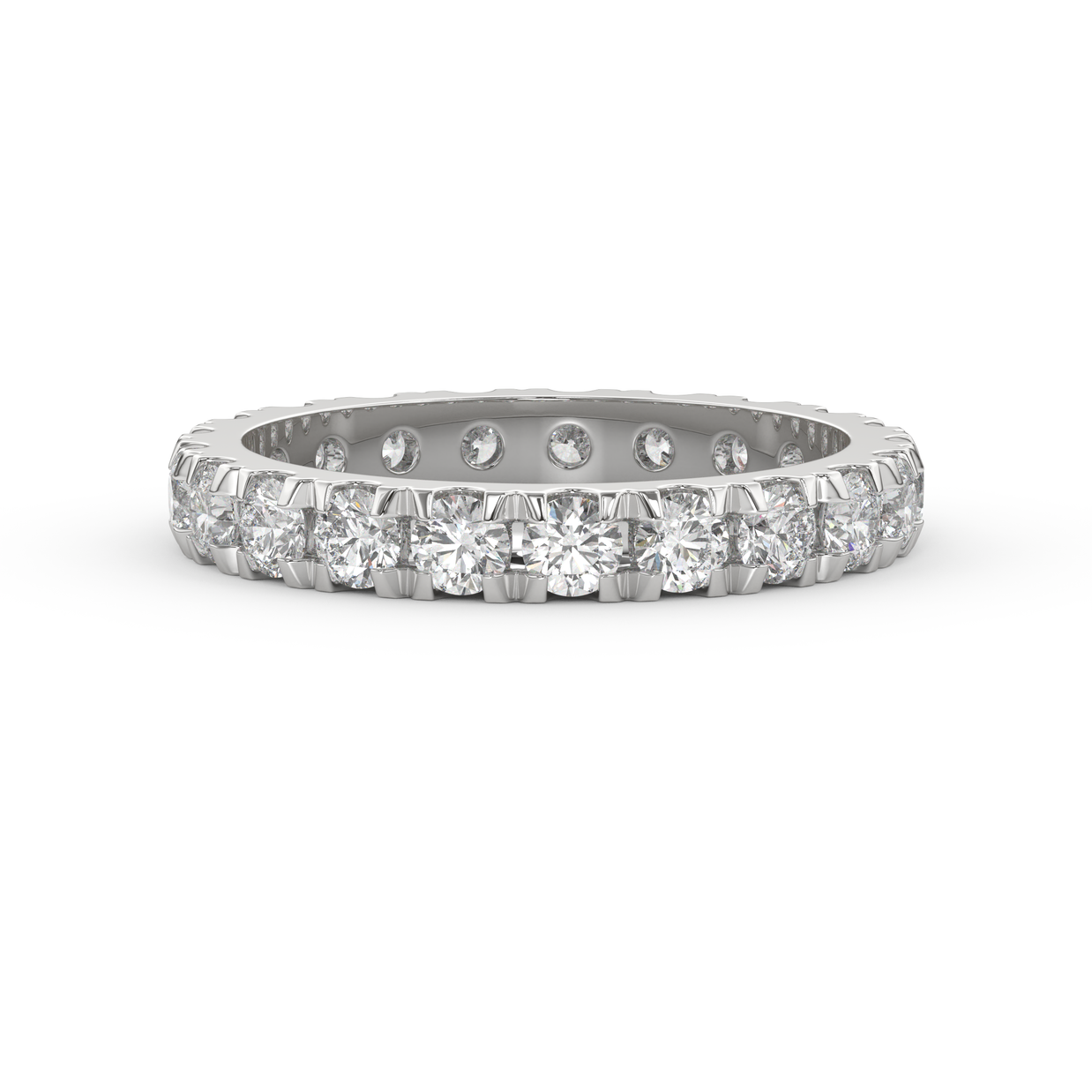 Key Biscayne Diamond Band, Gold 14K