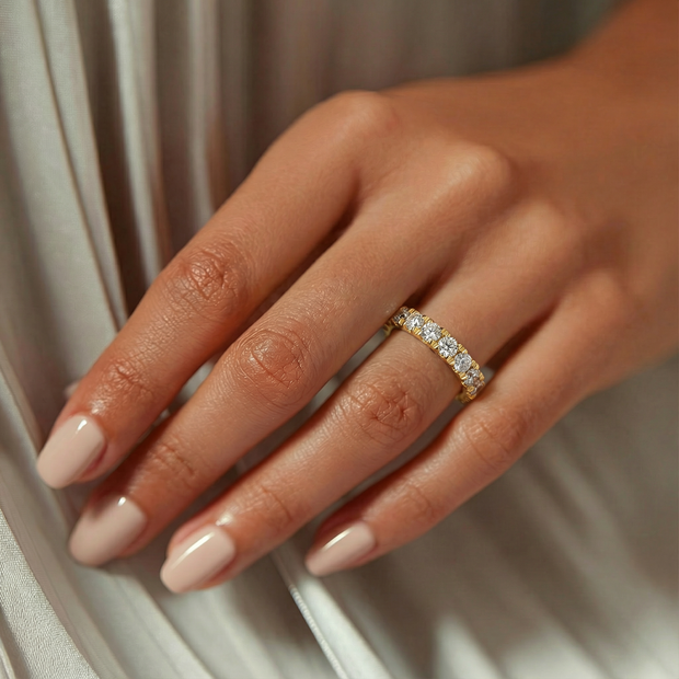 Myrtle Coast Diamond Band, Gold 14K