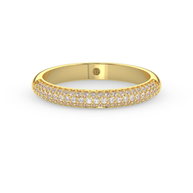 Burlington Snow Diamond Band, Gold 14K