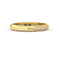 Burlington Snow Diamond Band, Gold 14K