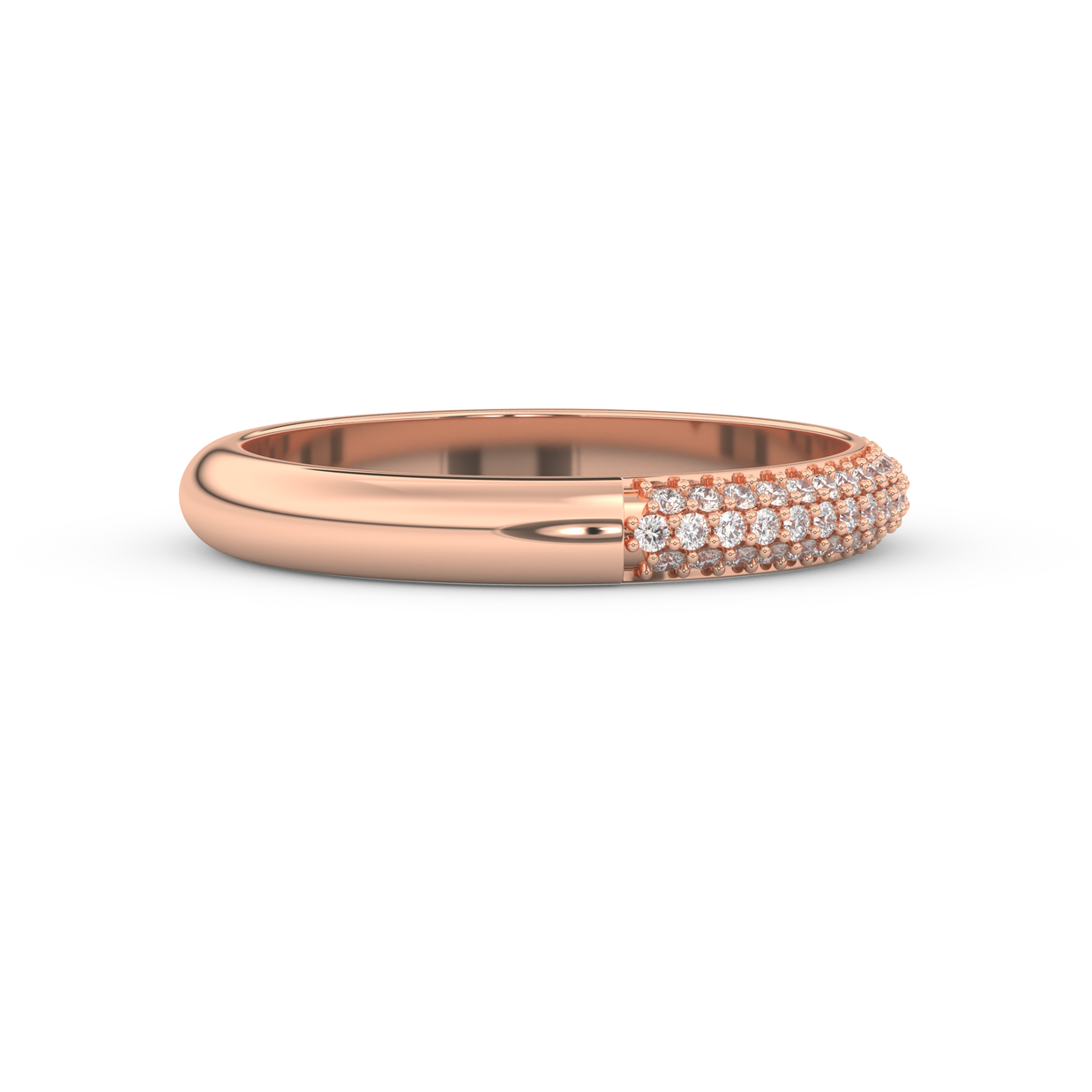 Burlington Snow Diamond Band, Gold 14K