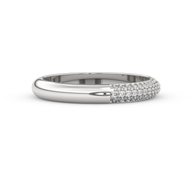 Burlington Snow Diamond Band, Gold 14K