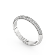 Burlington Snow Diamond Band, Gold 14K