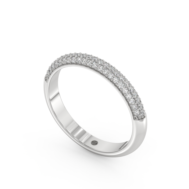 Burlington Snow Diamond Band, Gold 14K