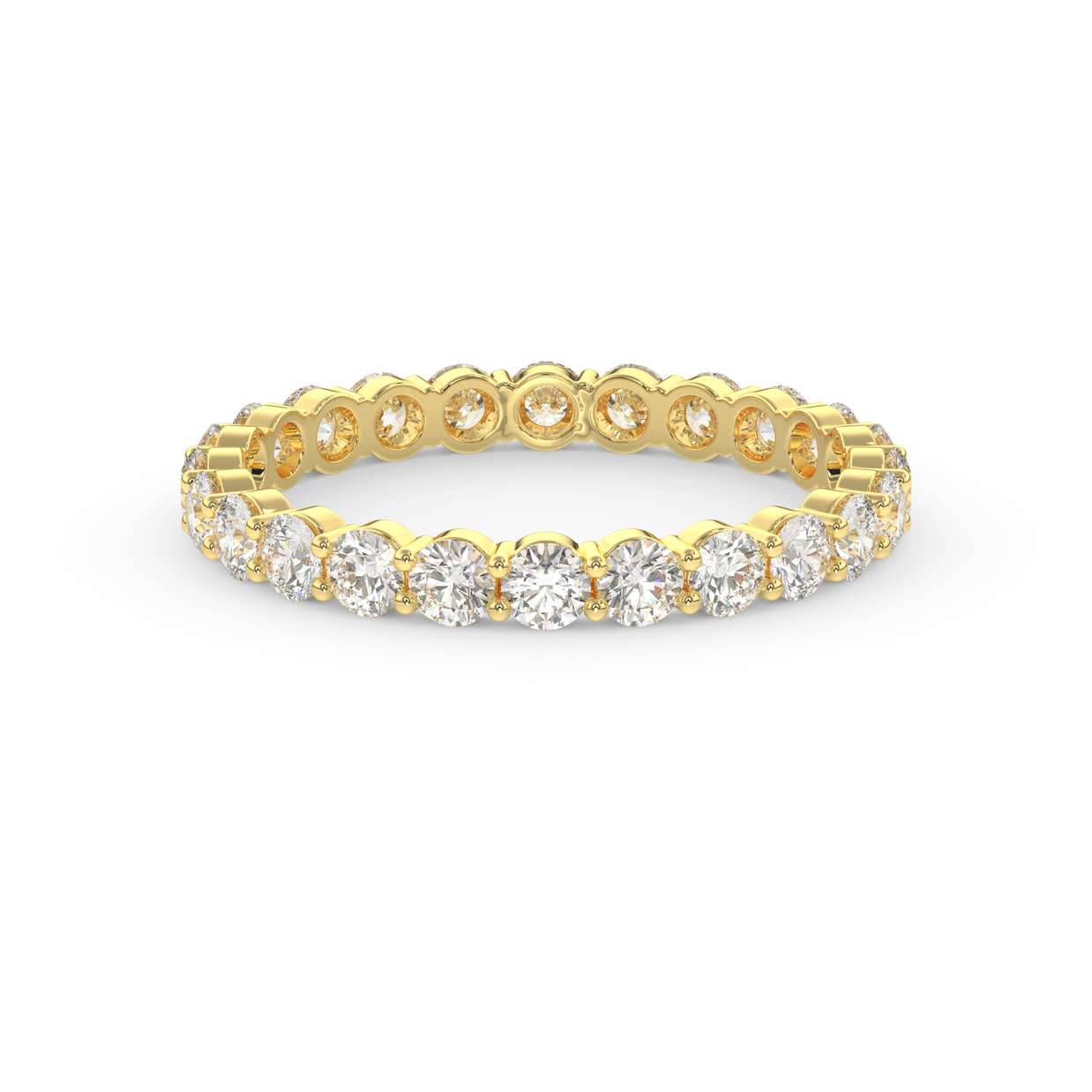 New Haven Glow Diamond Band, Gold 14K