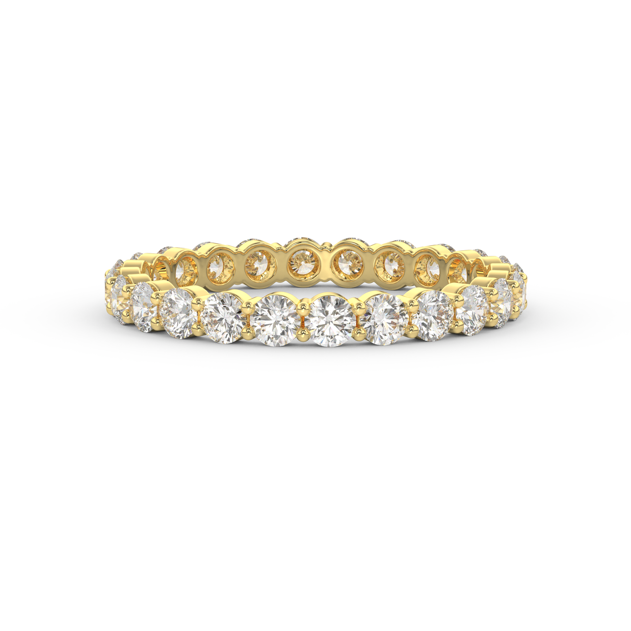New Haven Glow Diamond Band, Gold 14K