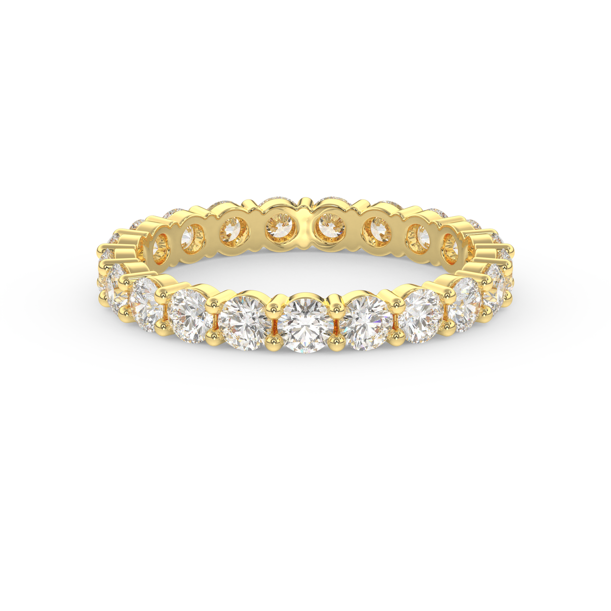 New Haven Glow Diamond Band, Gold 14K