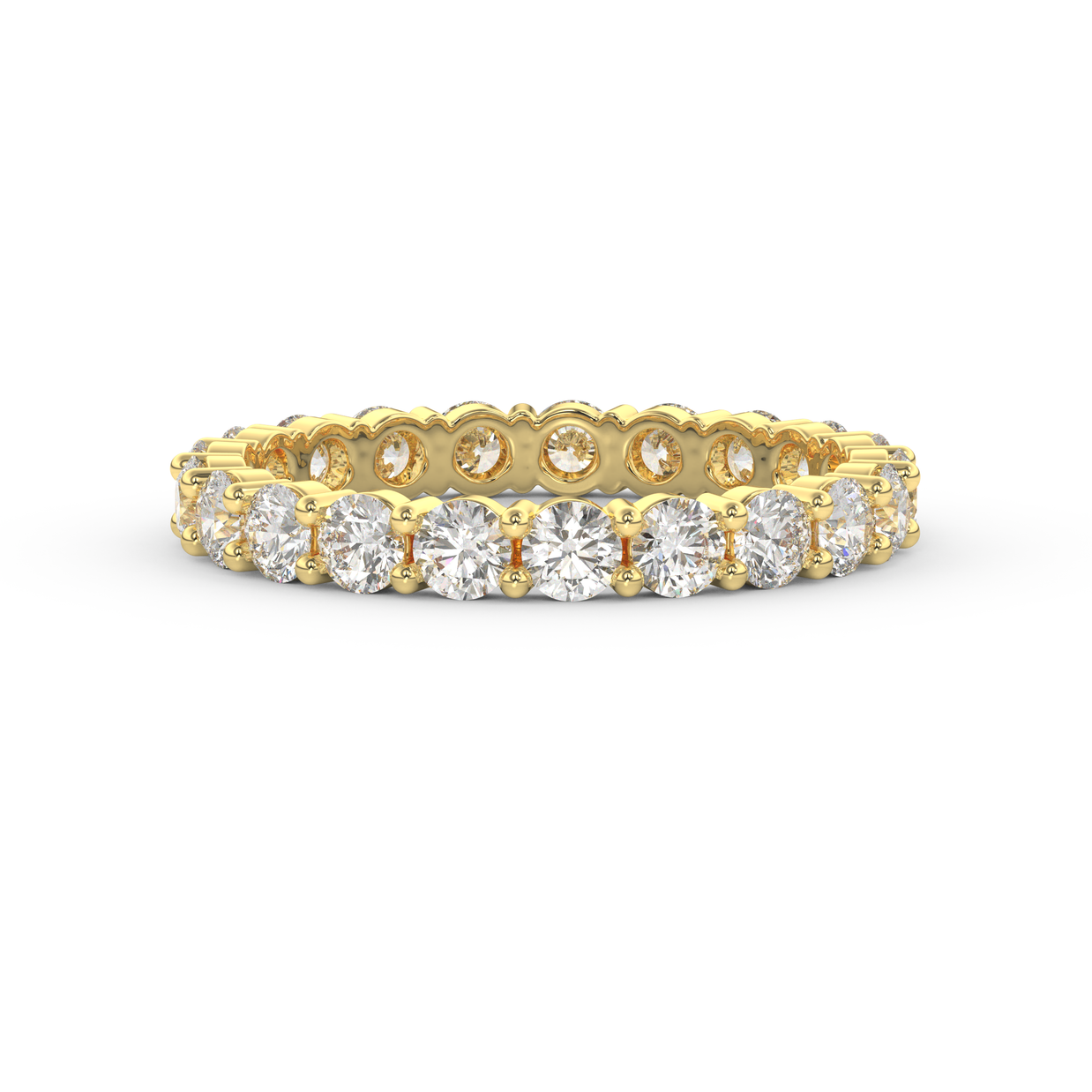 New Haven Glow Diamond Band, Gold 14K