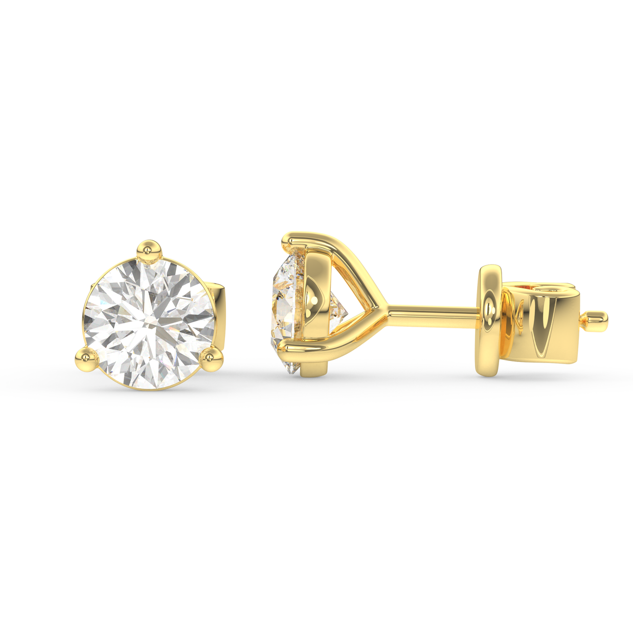 Newport Lights Diamond Earring, Gold 14K