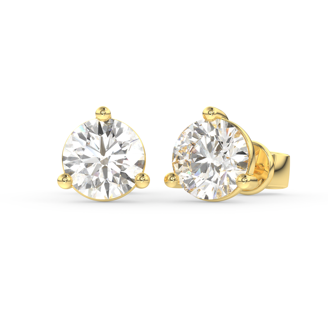 Newport Lights Diamond Earring, Gold 14K