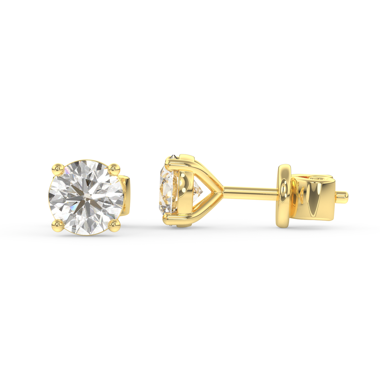 Memphis Glow Diamond Earring, Gold 14K