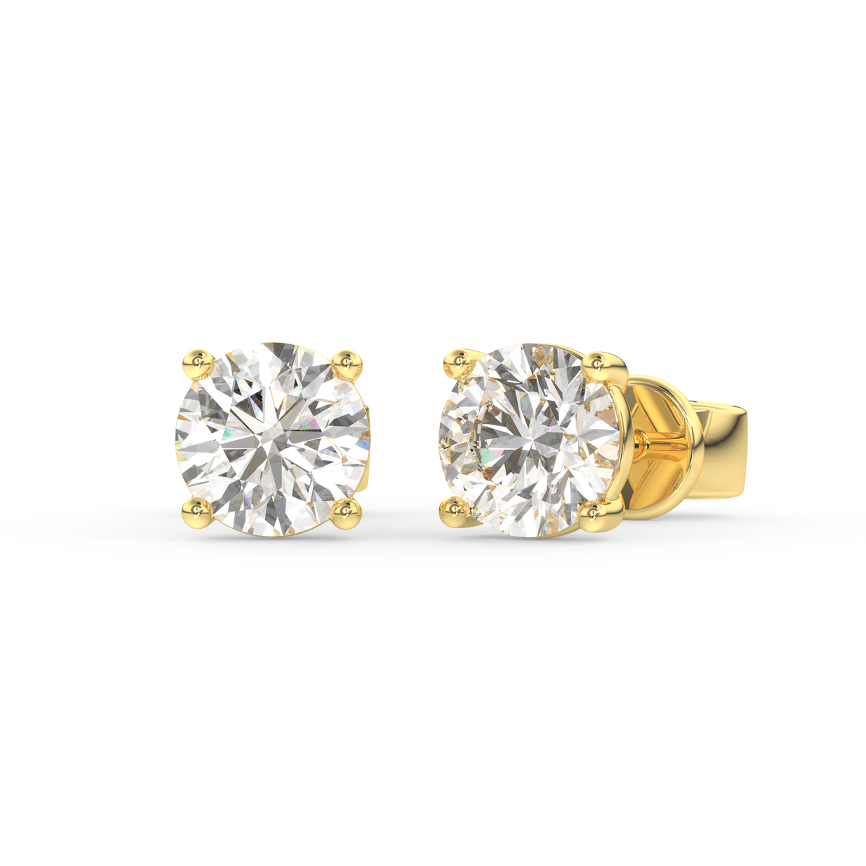 Memphis Glow Diamond Earring, Gold 14K