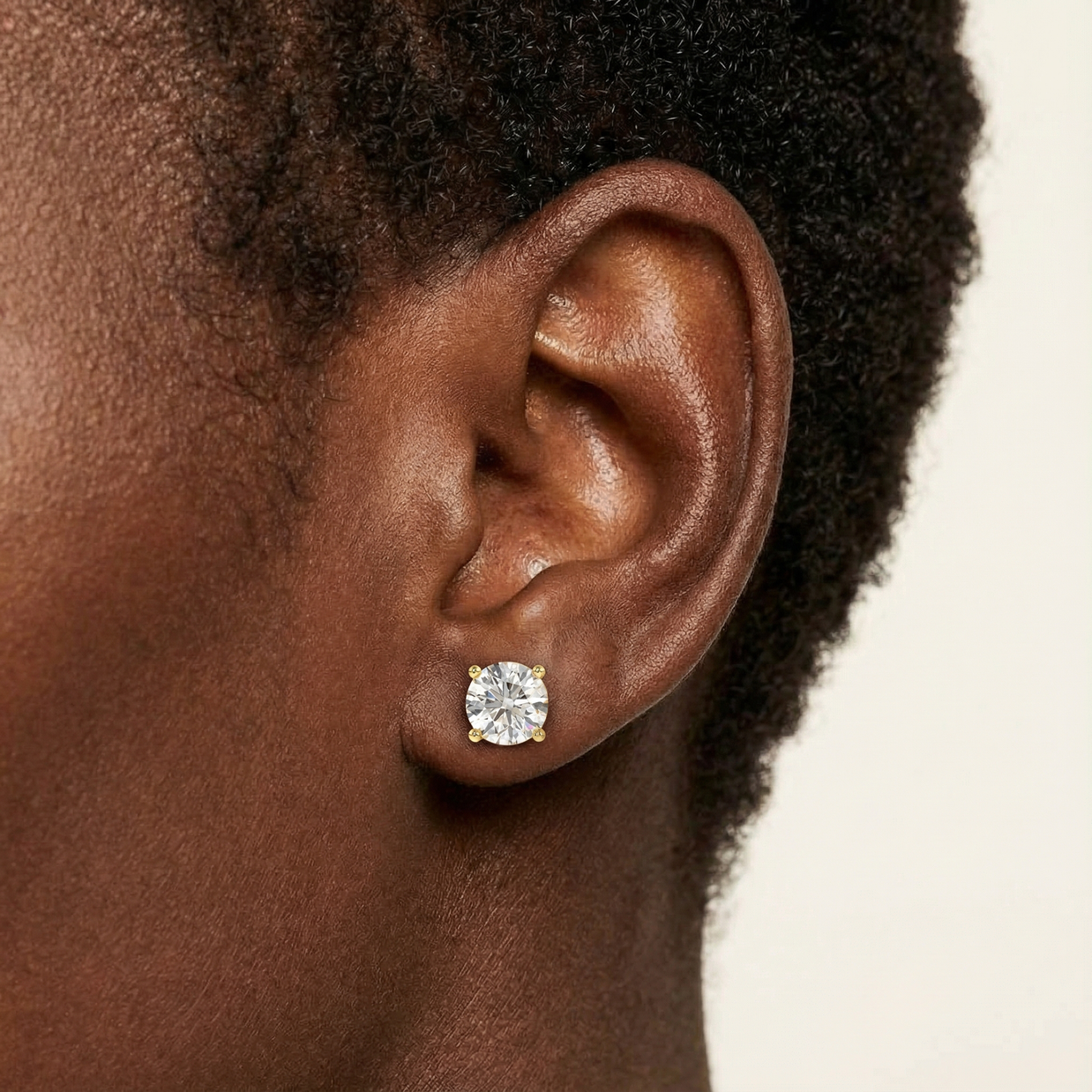 Memphis Glow Diamond Earring, Gold 14K