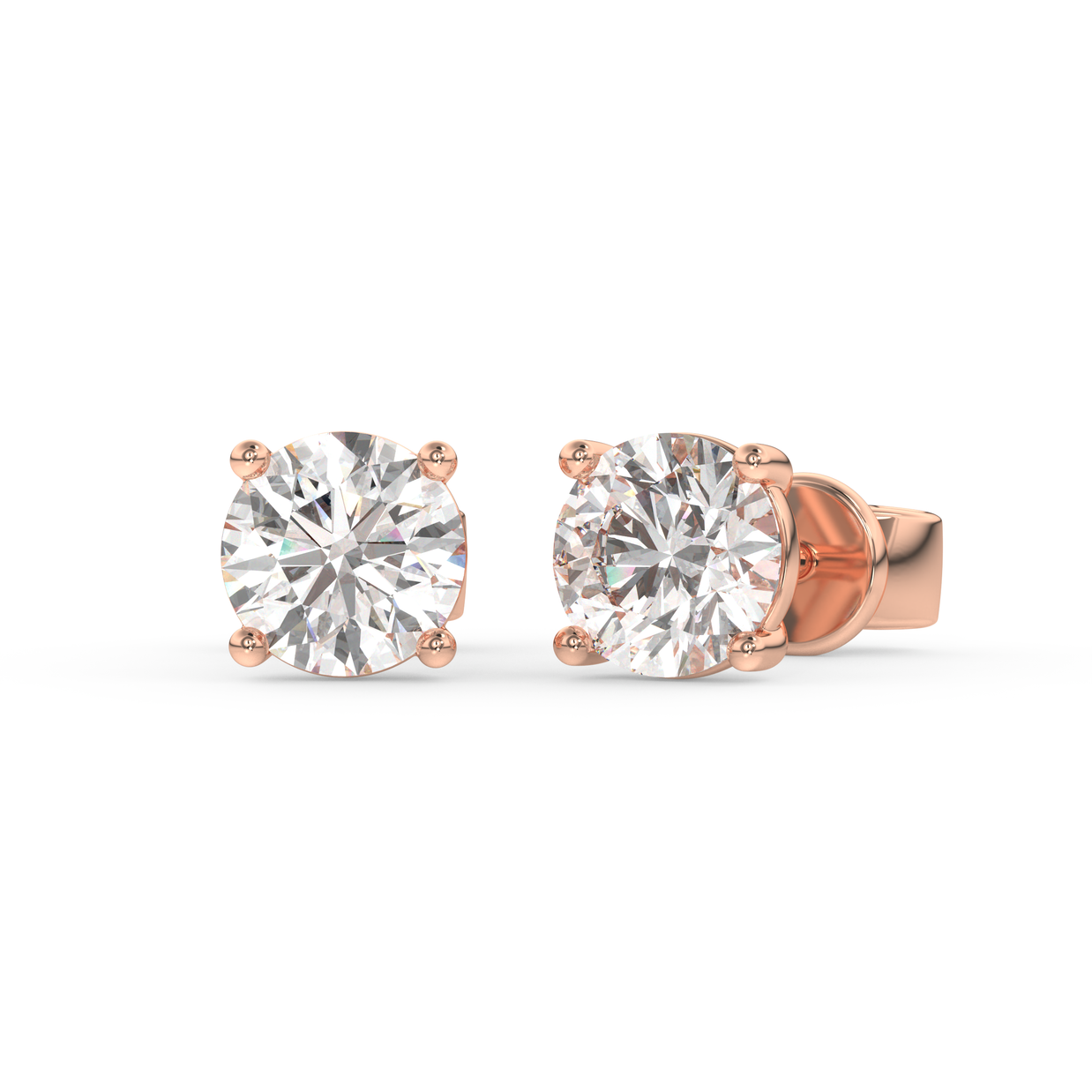 Memphis Glow Diamond Earring, Gold 14K