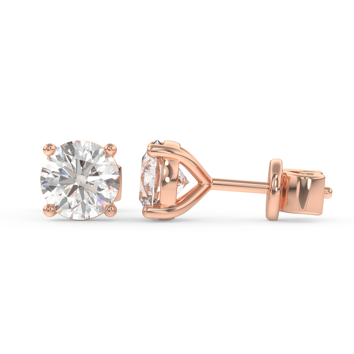 Memphis Glow Diamond Earring, Gold 14K