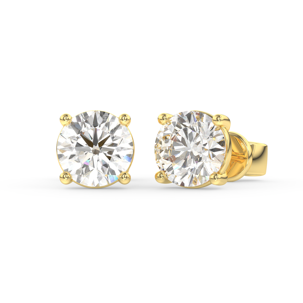 Memphis Glow Diamond Earring, Gold 14K